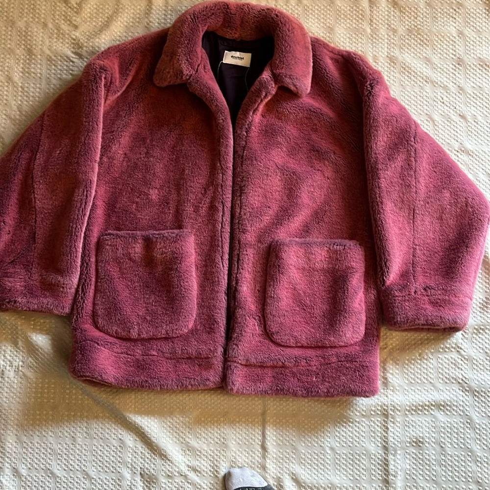 Double Purple hand-painted Jacket